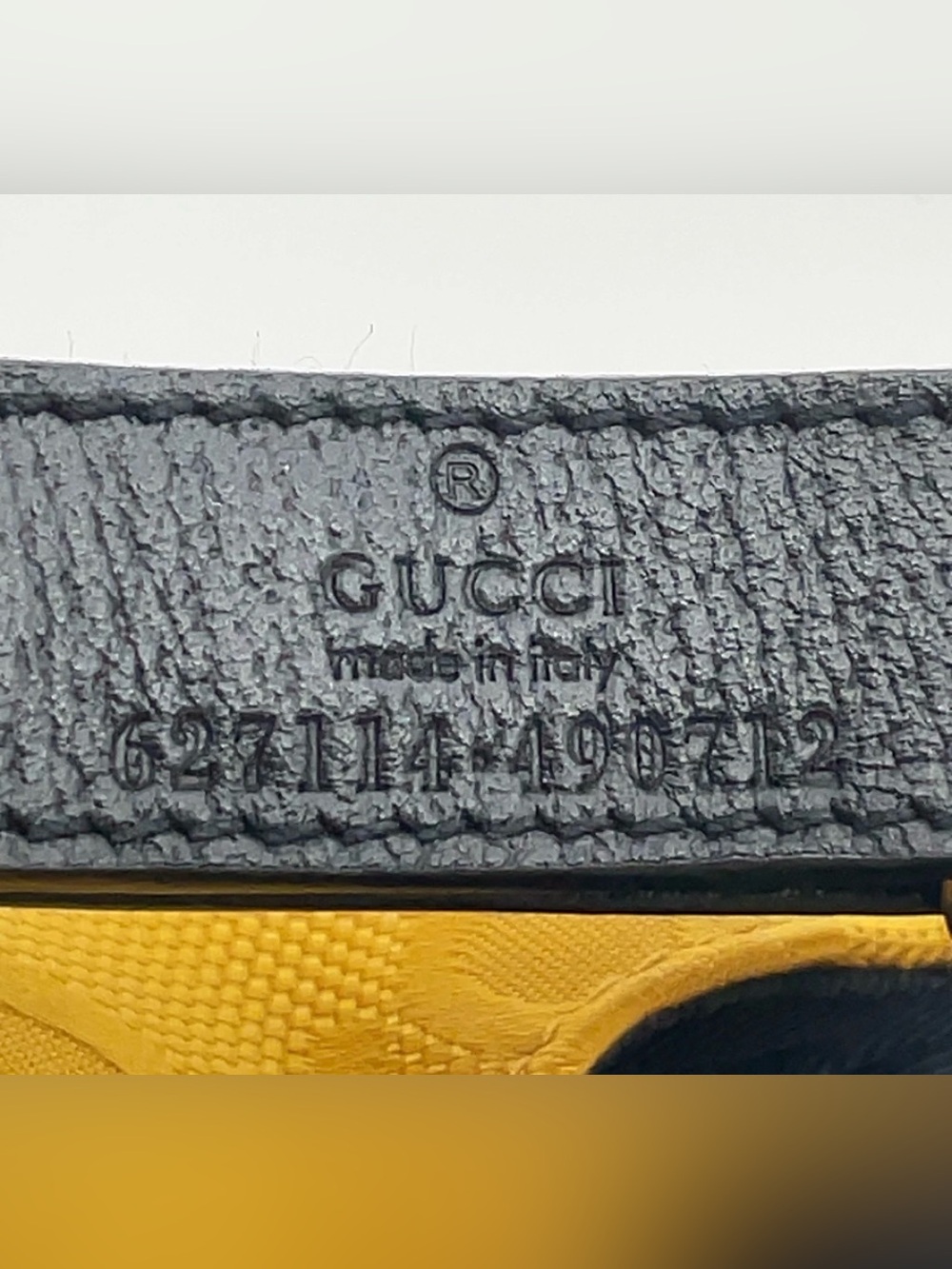 Auth GUCCI Off The Grid GG Nylon Yellow M 58 Baseball Cap - Picture 11 of 16